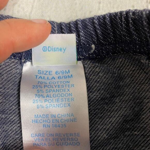 Disney Baby Denim Leggings Jeggings Size 6-9 Months - Picture 3 of 3